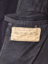 1940’s 前期 U.S.NAVY "NAVAL CLOTHING FACTORY" 10ボタン Pコート