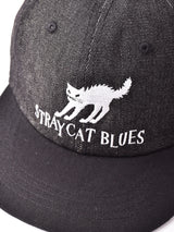 【2色展開】刺繍 キャップ「STRAY CAT BLUES」