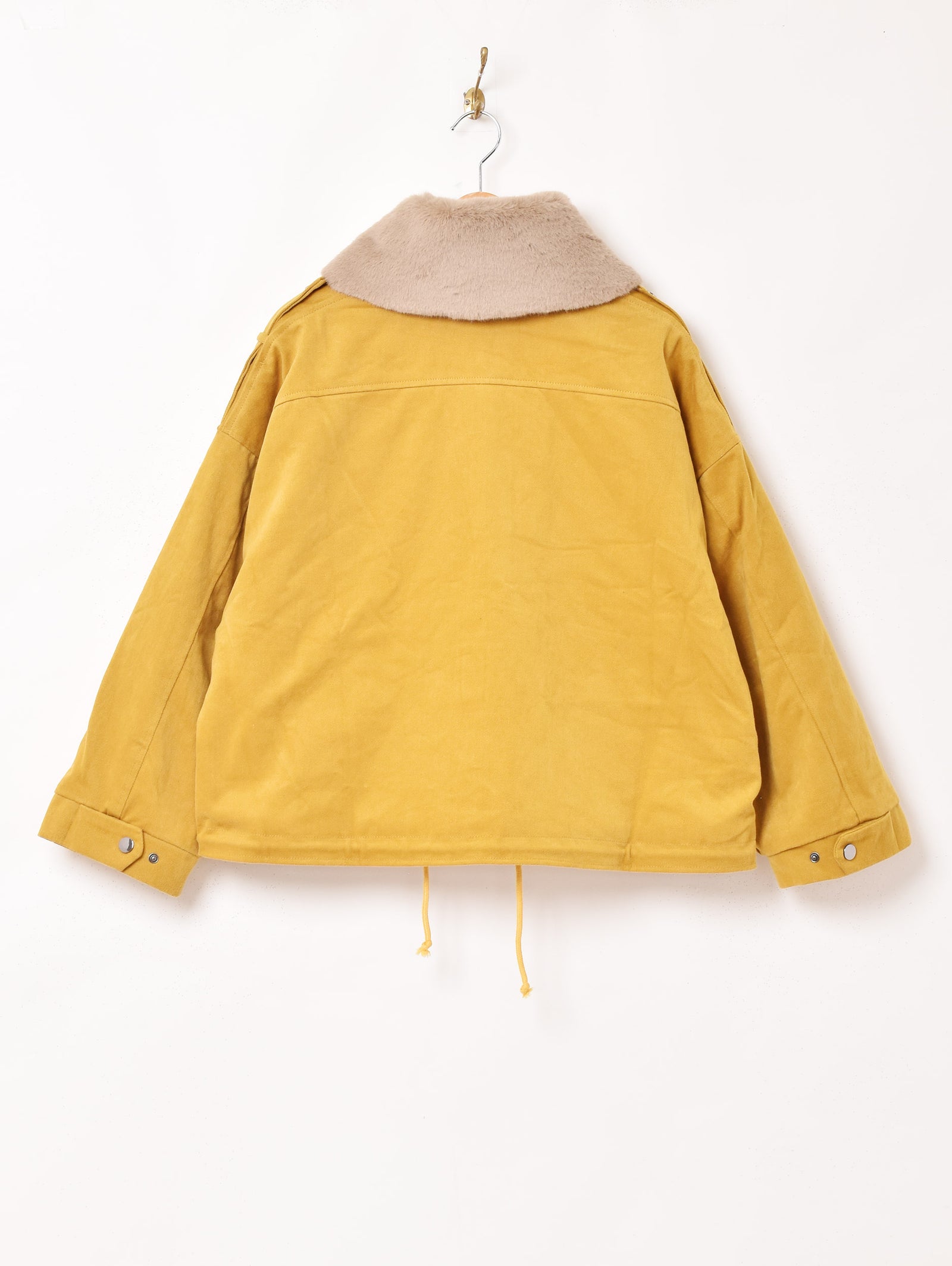 5色展開】Meridian ファーカラー ブルゾン – 古着屋Top of the