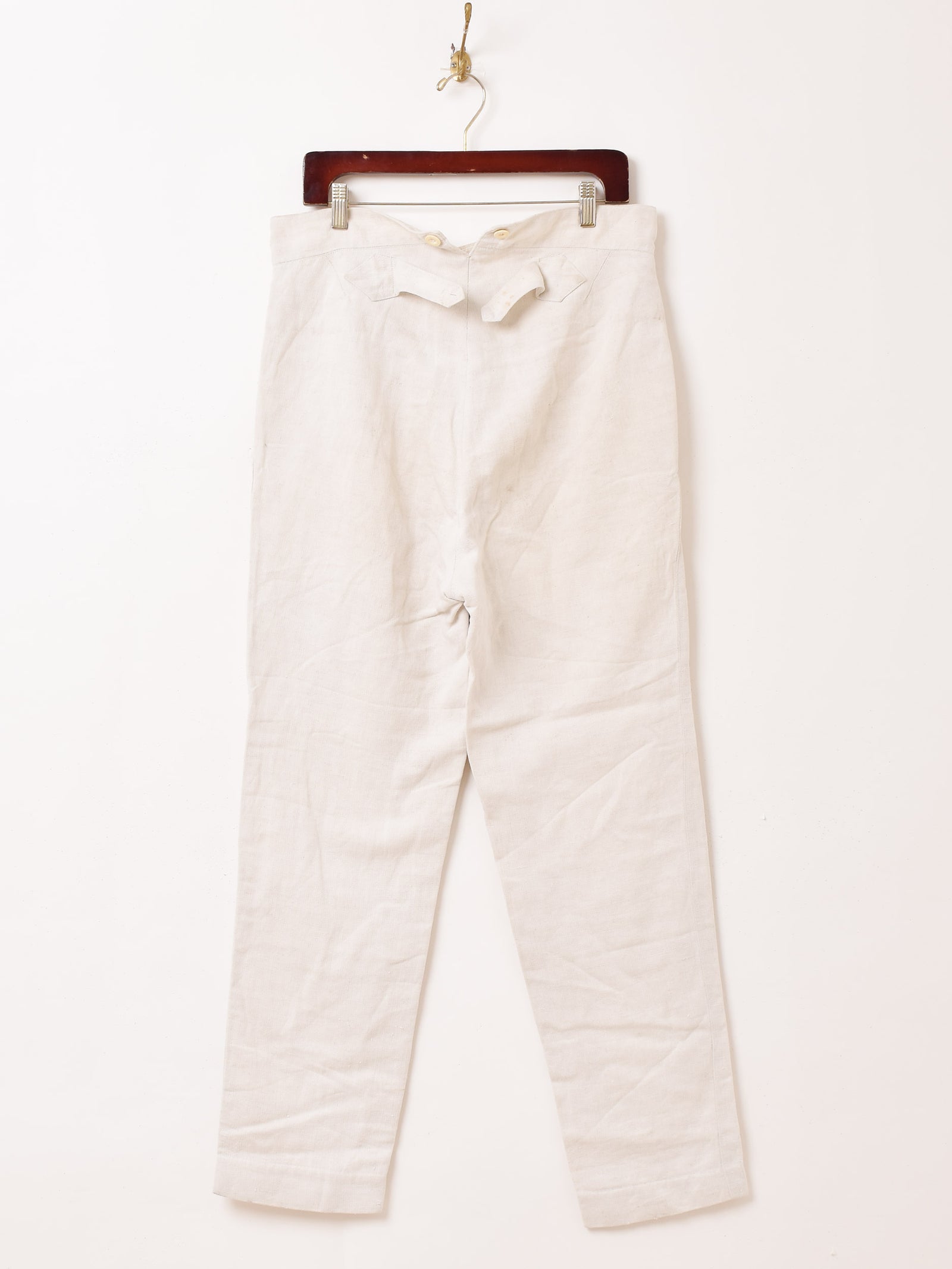 パンツ 30s French Army Linen Bourgeron Trousers 30's French Military