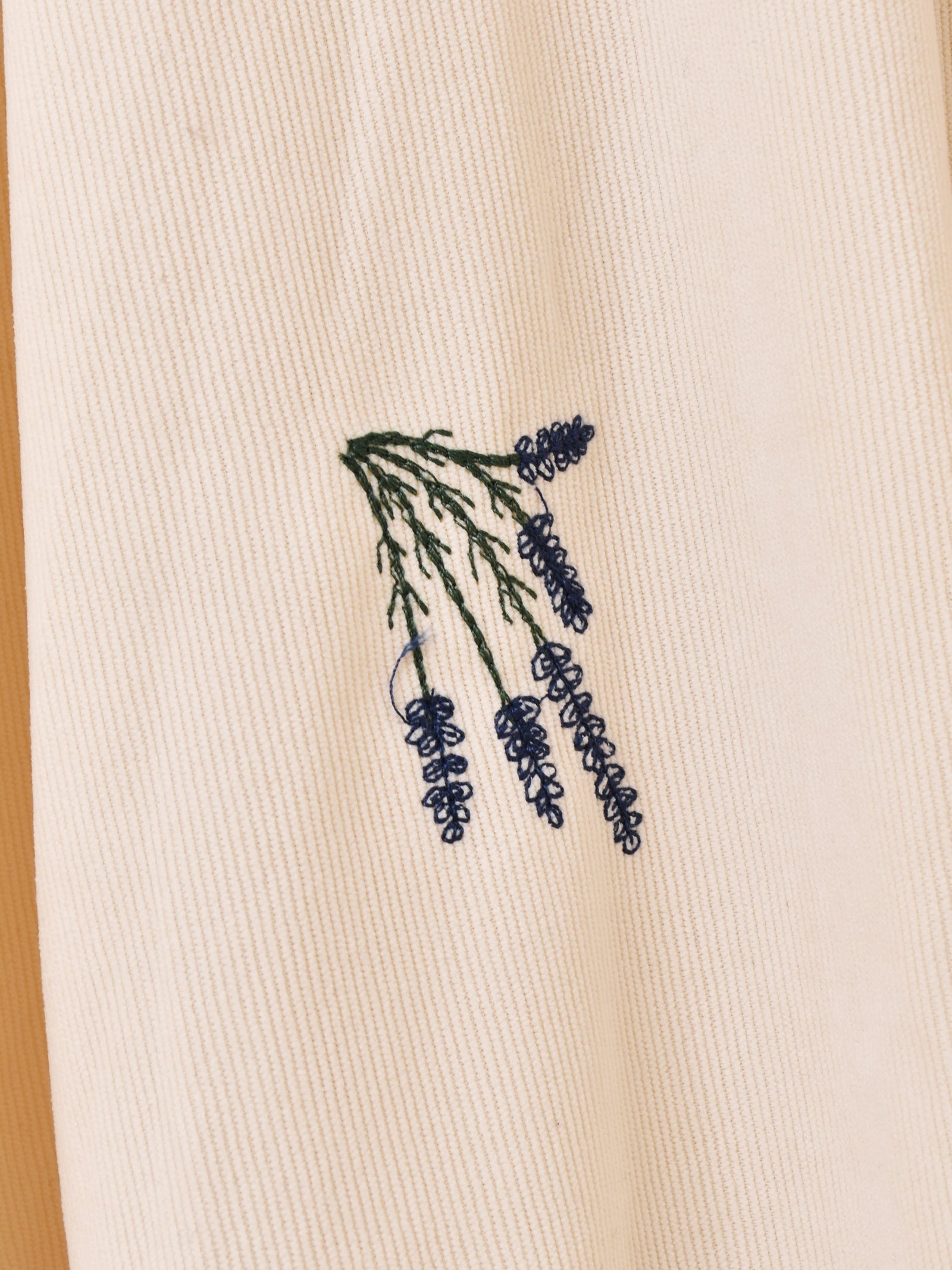 3色展開】Meridian 花刺繍 コーデュロイ キャミソールワンピース