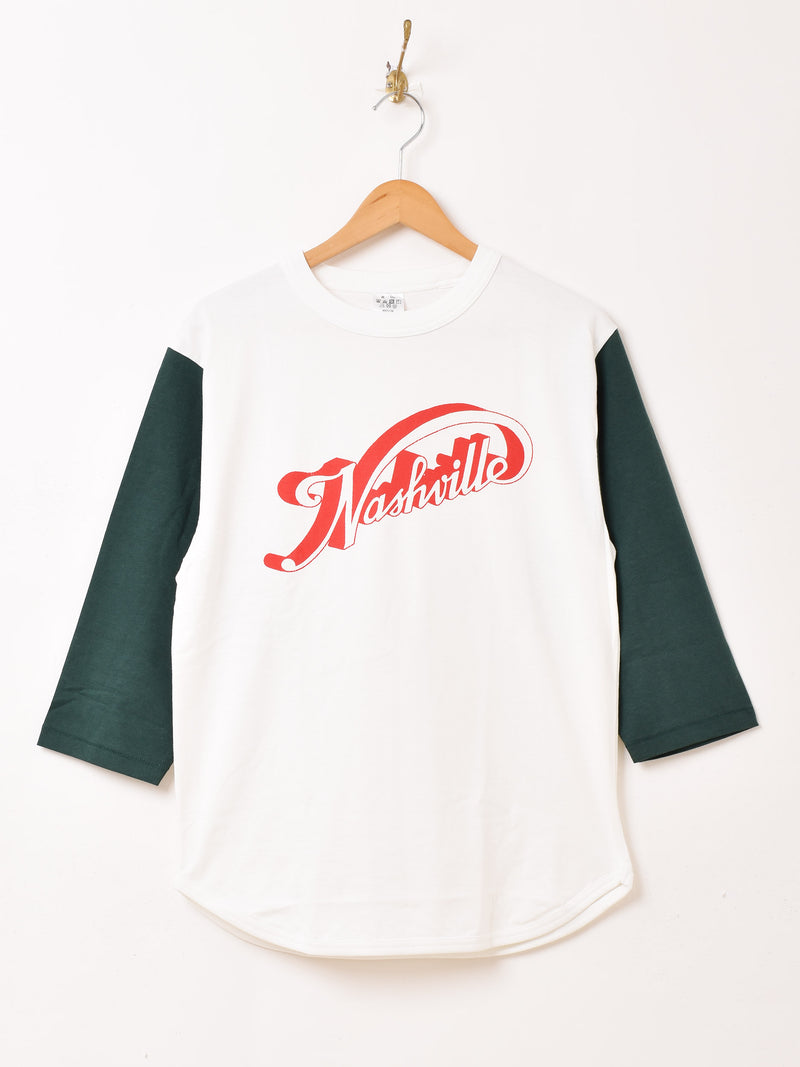 七分袖 ベースボールTシャツ「Nashville」