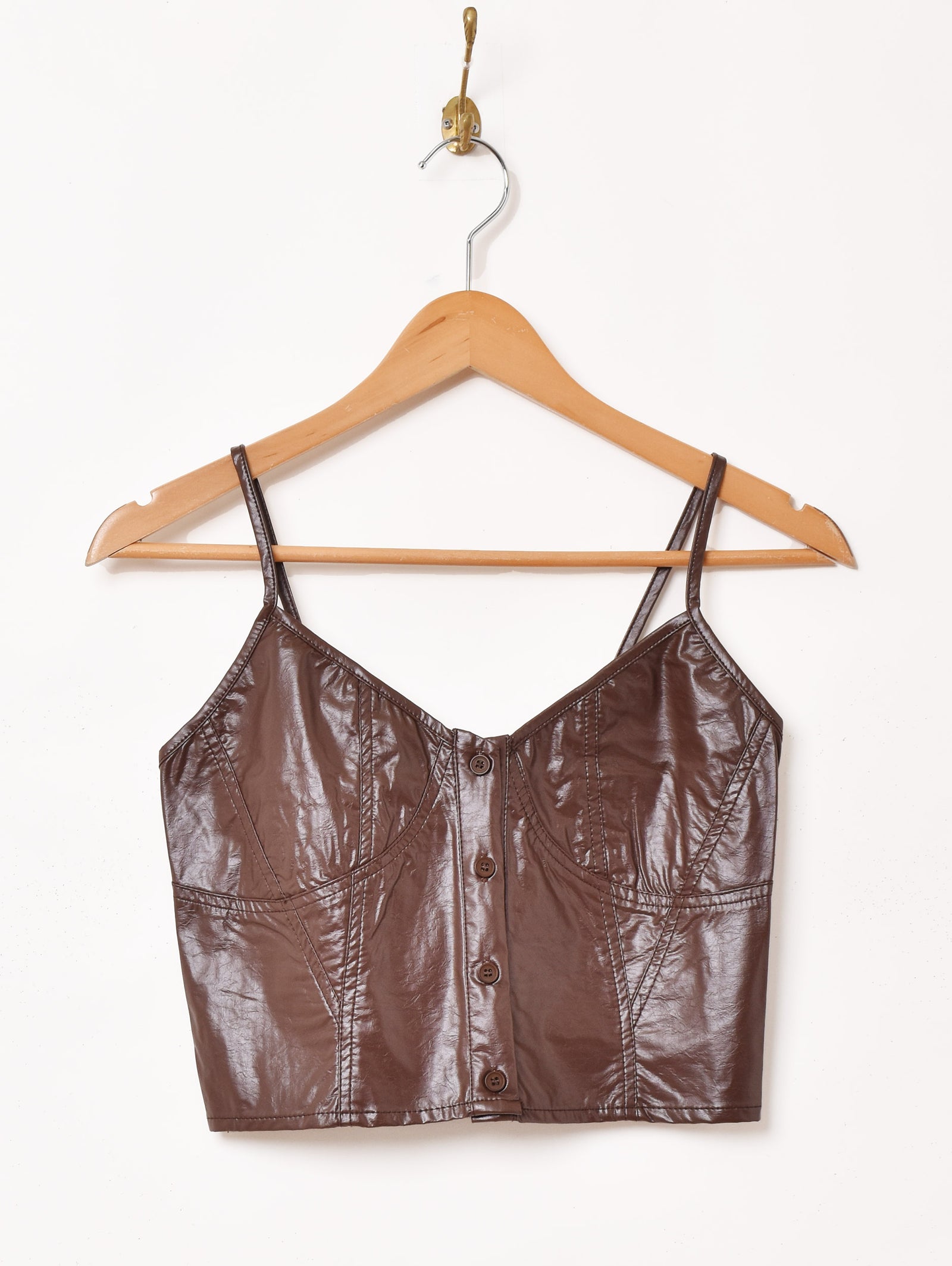 2色展開】Meridian フェイクレザー ビスチェ – 古着屋Top of the Hill