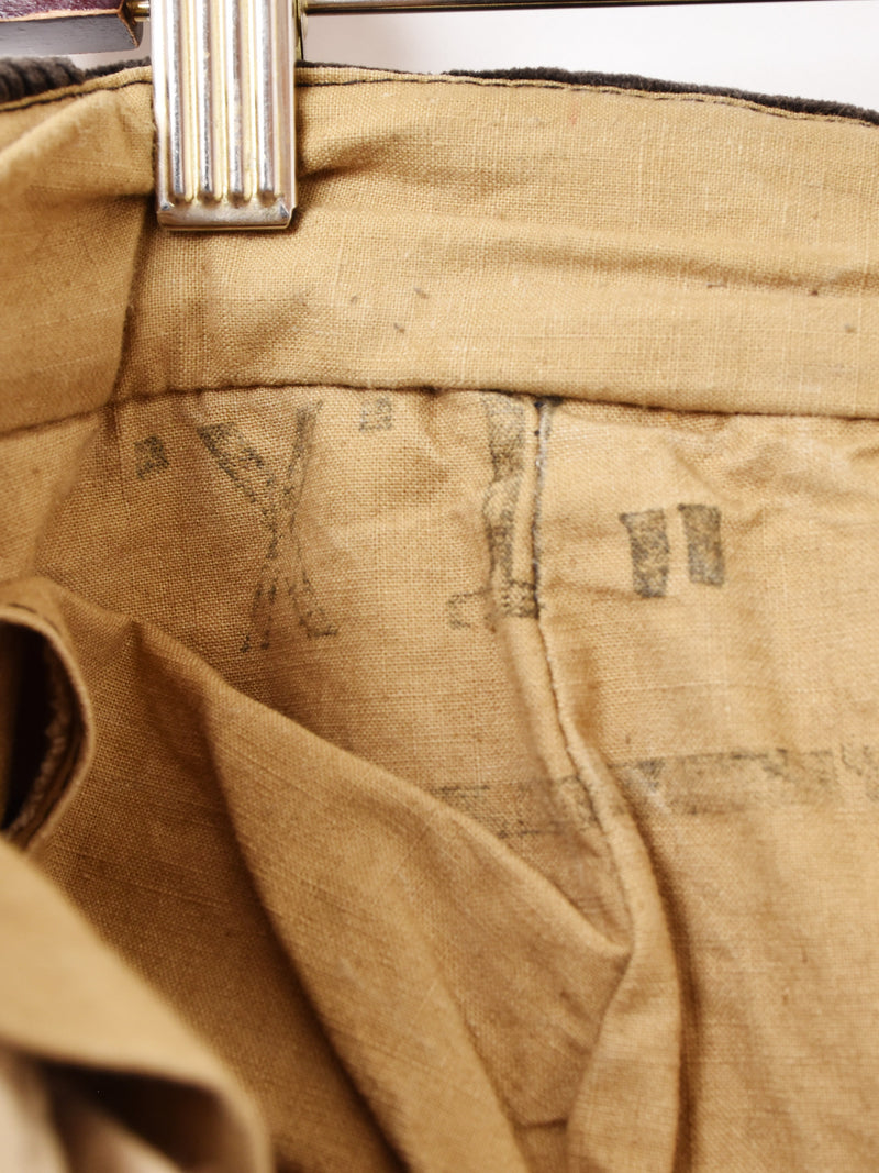 40's フランス製 Corduroy Work Pants