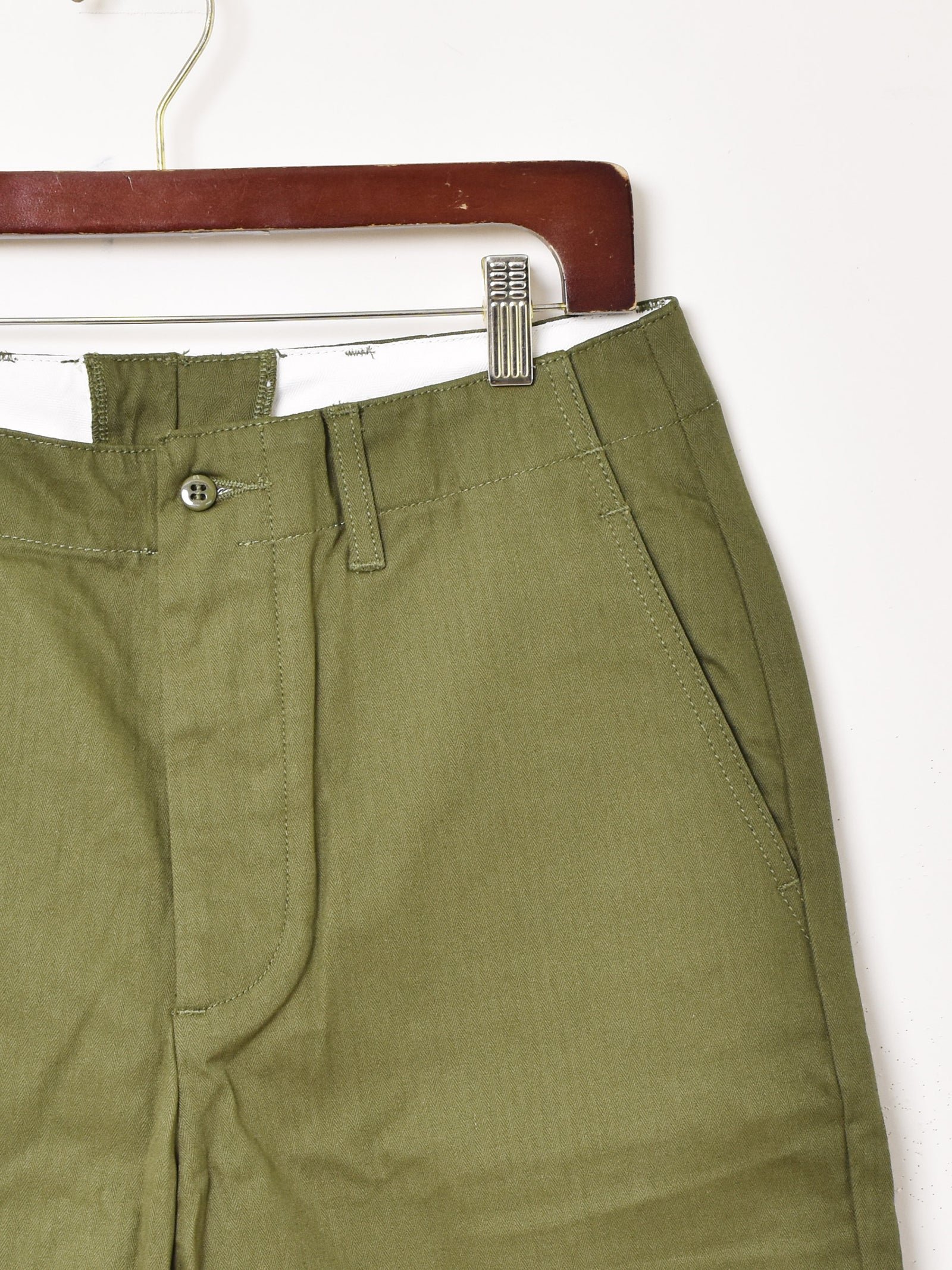 Backers スラックス コットンパンツ ヘリンボーンツイル – 古着屋Top