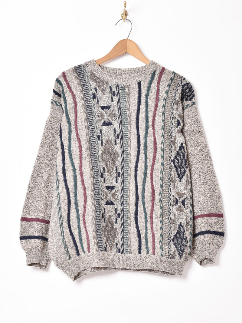 イタリア製 立体編みセーター