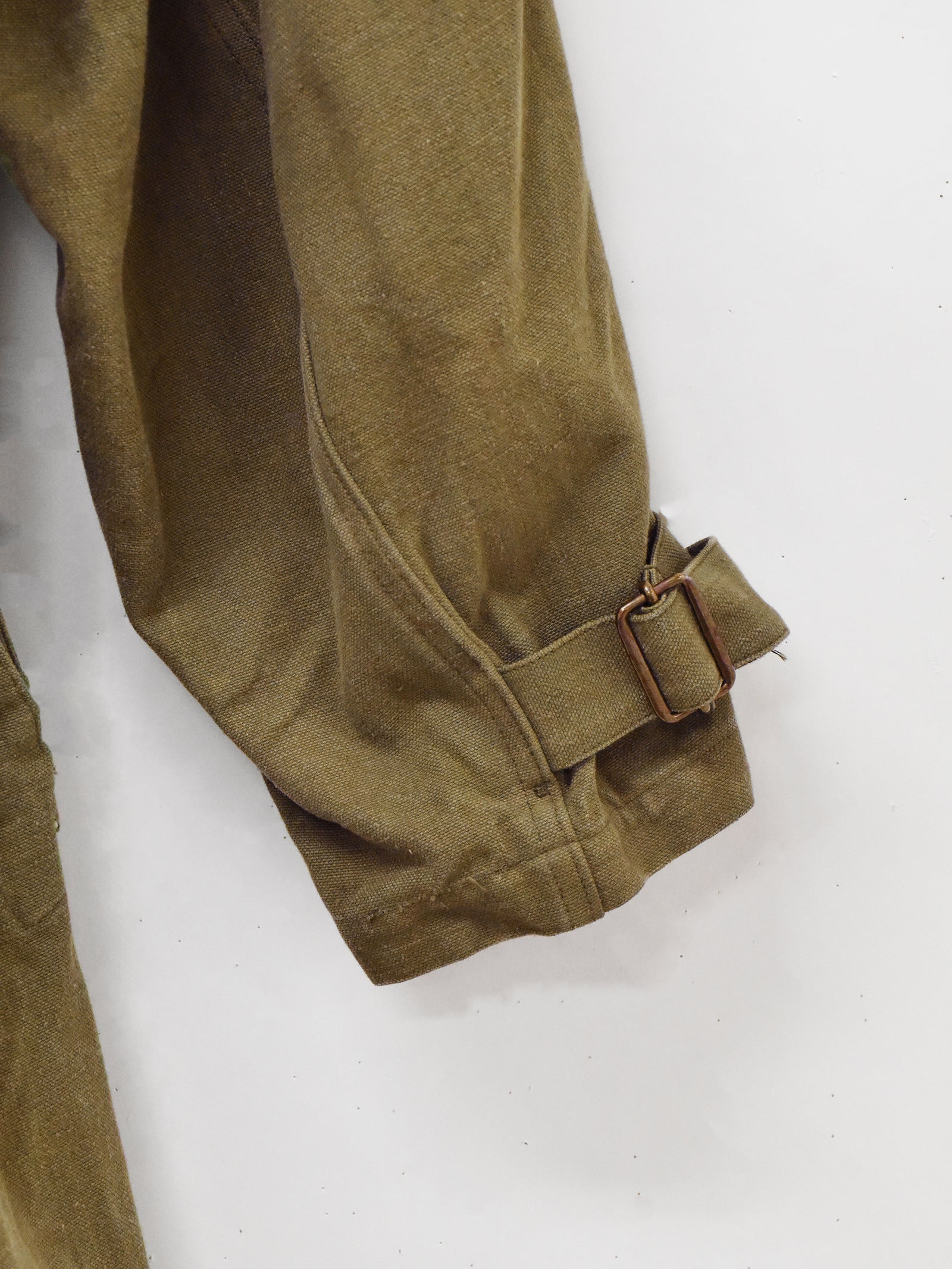 USED】40-50's French Army M-35 Motorcycle Coat Long Type