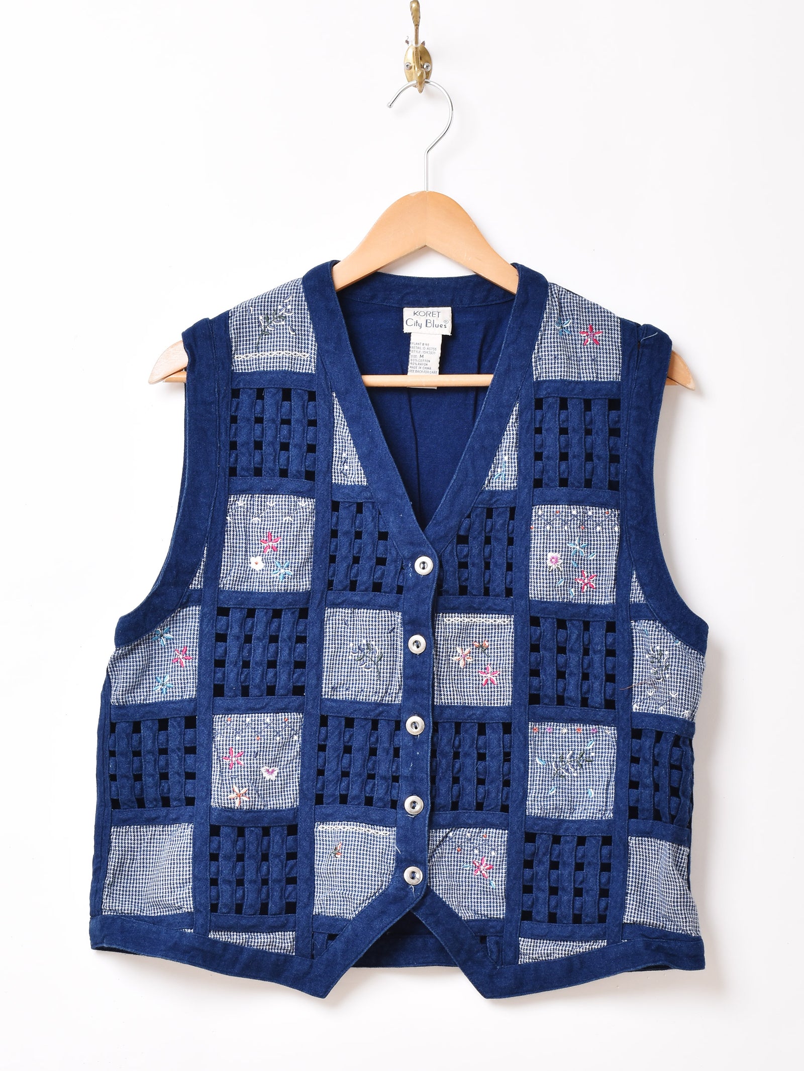 伊太利屋　イタリヤ　ベスト　デニム　刺繍 11号 C03_7367_1600x.jpg?v=1709883752