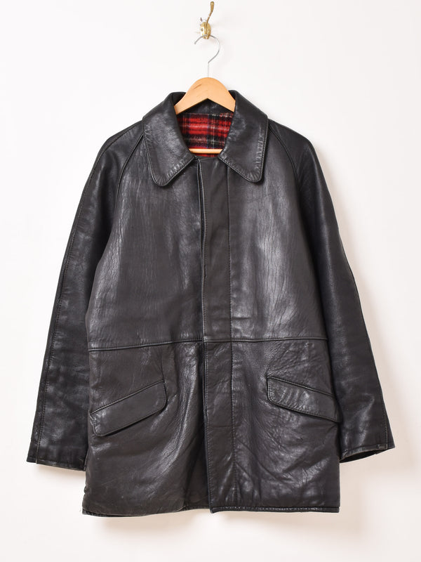 1985's French Fireman Leather Coat