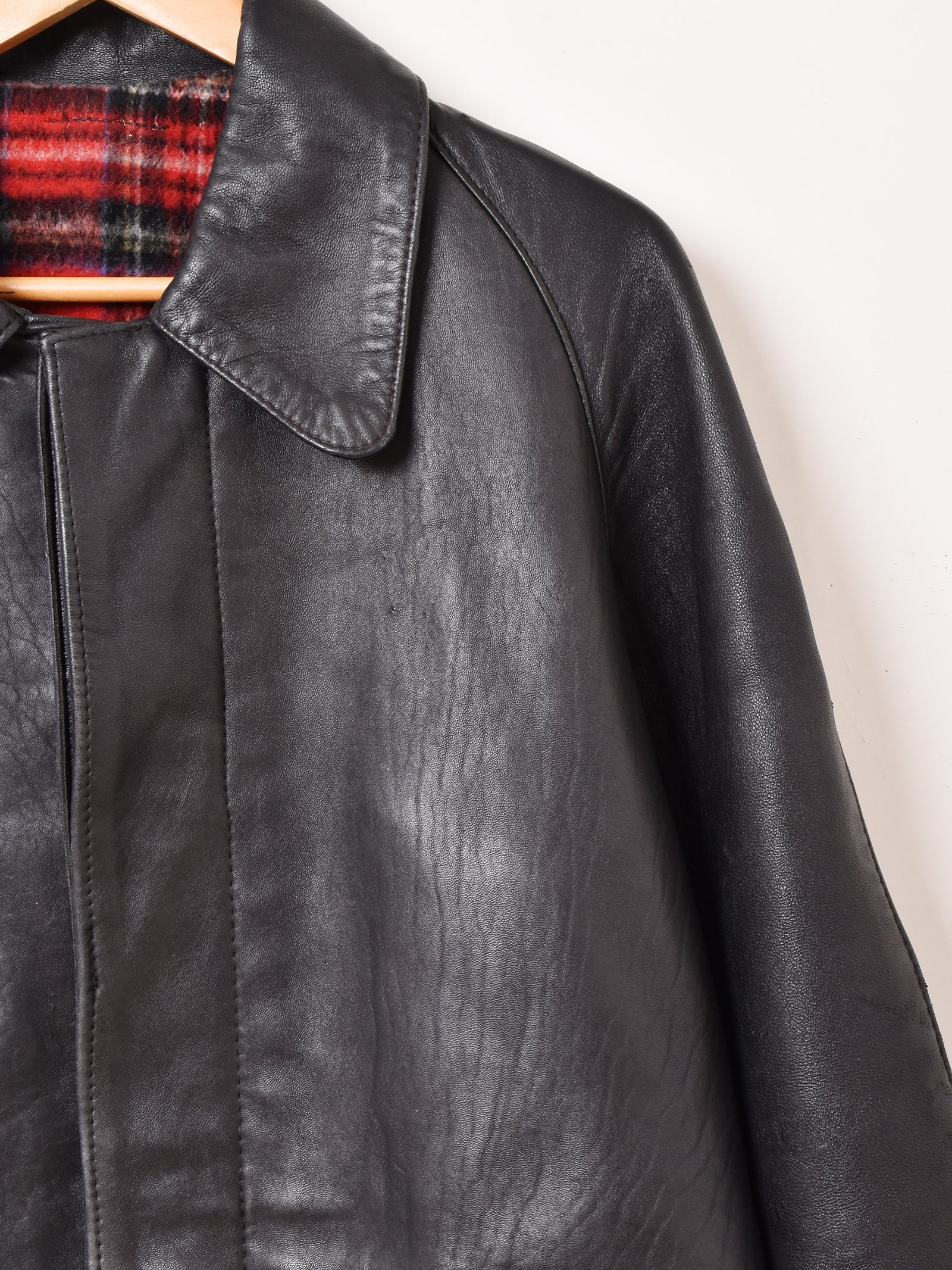 1985's French Fireman Leather Coat – 古着屋Top of the Hillのネット