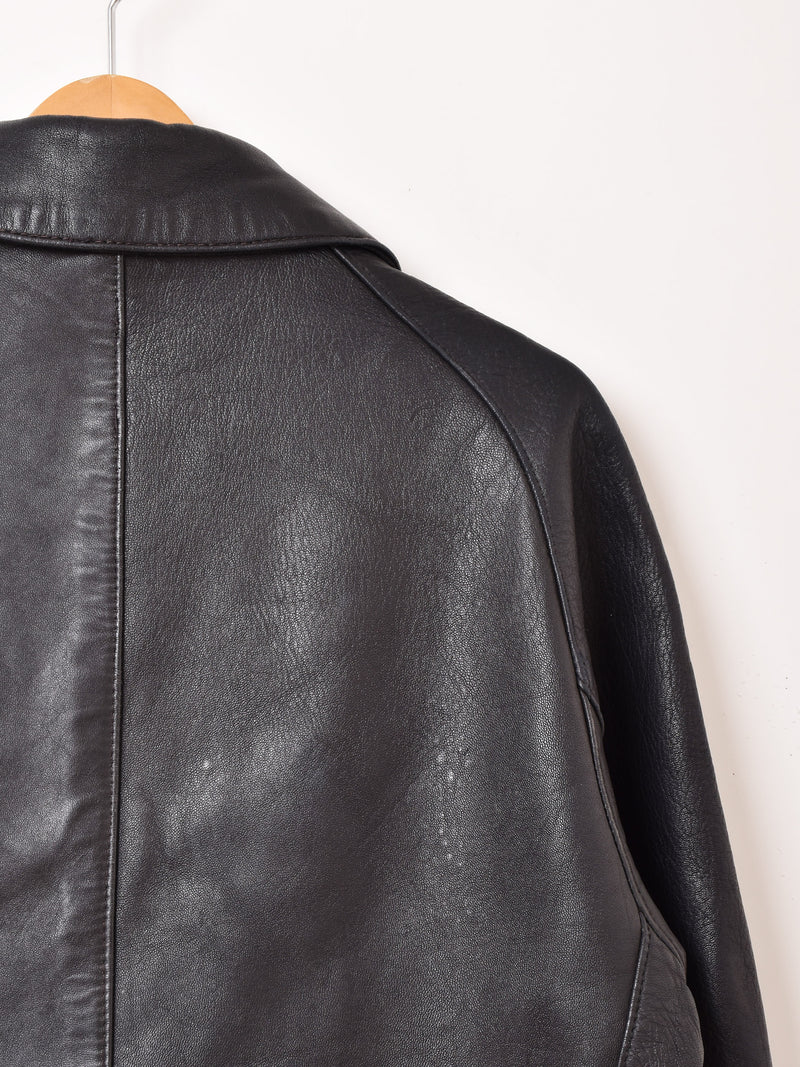 1985's French Fireman Leather Coat