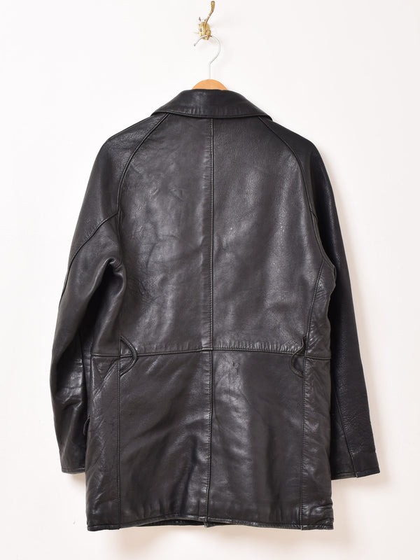 1985's French Fireman Leather Coat