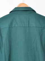 【3色展開】Backers ストライプライン 長袖 オープンカラーシャツ