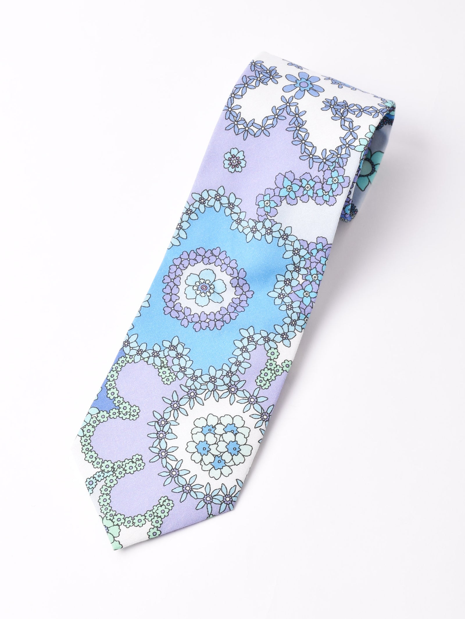 ネクタイ　原画「花」※額装あり 2色展開】ヒッピー風 花柄 ネクタイ – 古着屋Top of the Hillのネット