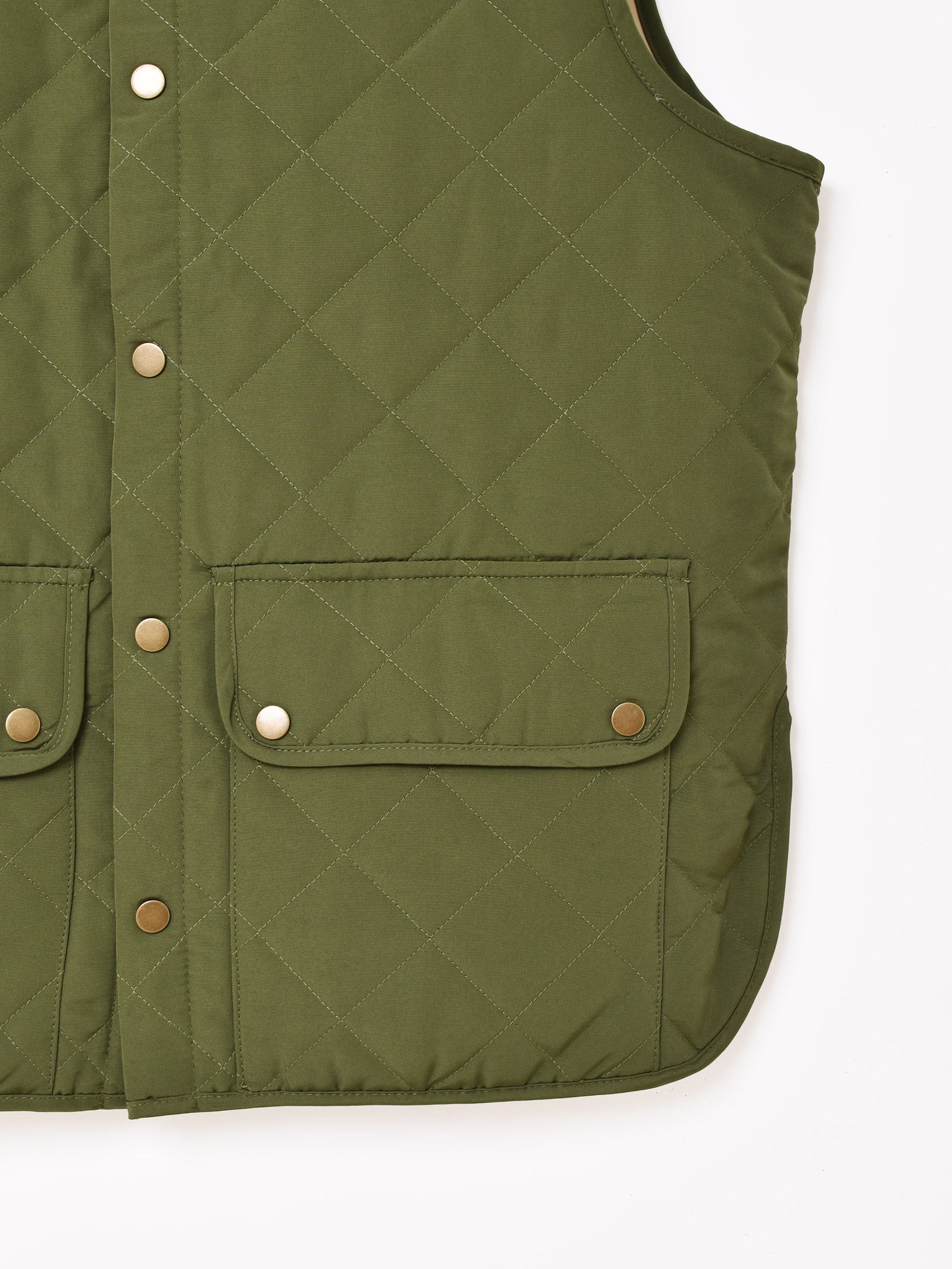 HENRIK VIBSKOV キルティングベスト DICKSON ( ディックソン ) RIPSTOP VERTICAL VEST (10oz