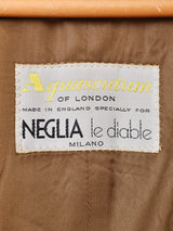 70's 〜80's イングランド製 "Aquascutum" NEGLIA le diable ウールコート