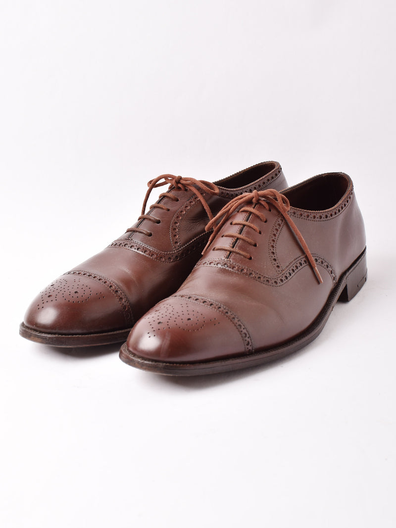 "FOSTER & SON" Leather Semi Brogue Shoes