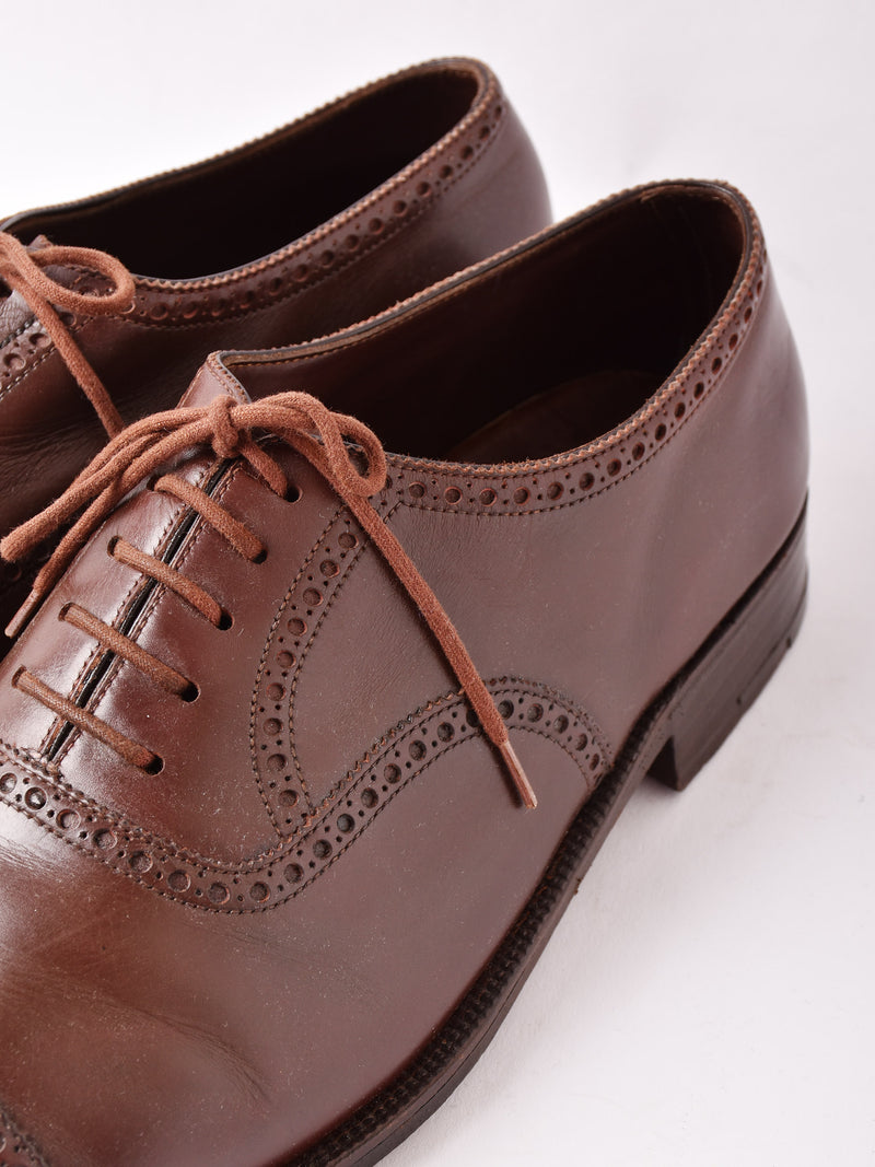 "FOSTER & SON" Leather Semi Brogue Shoes