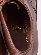 "FOSTER & SON" Leather Semi Brogue Shoes