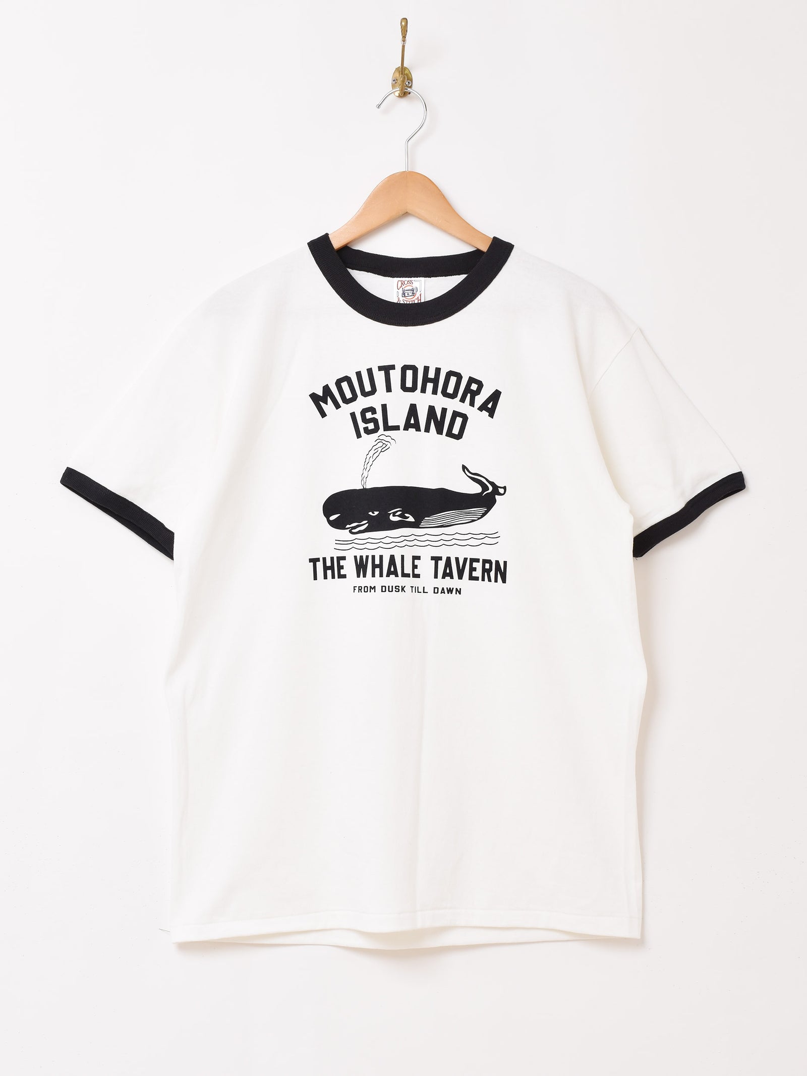 2色展開】 プリント リンガーTシャツ「THE WHALE TAVERN」 – 古着屋Top