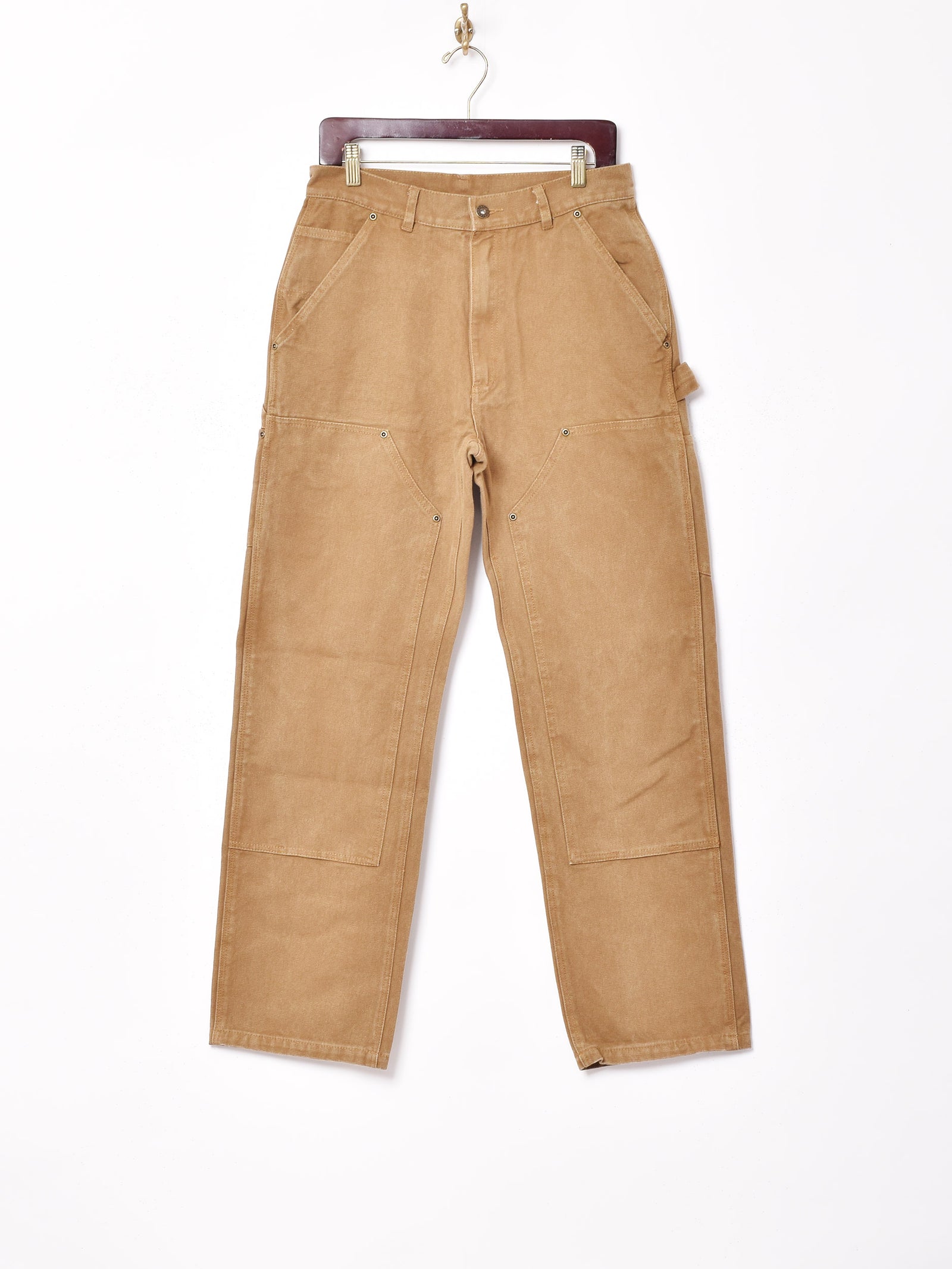 4色展開】Backers ダック ペインターパンツ ダブルニー – 古着屋