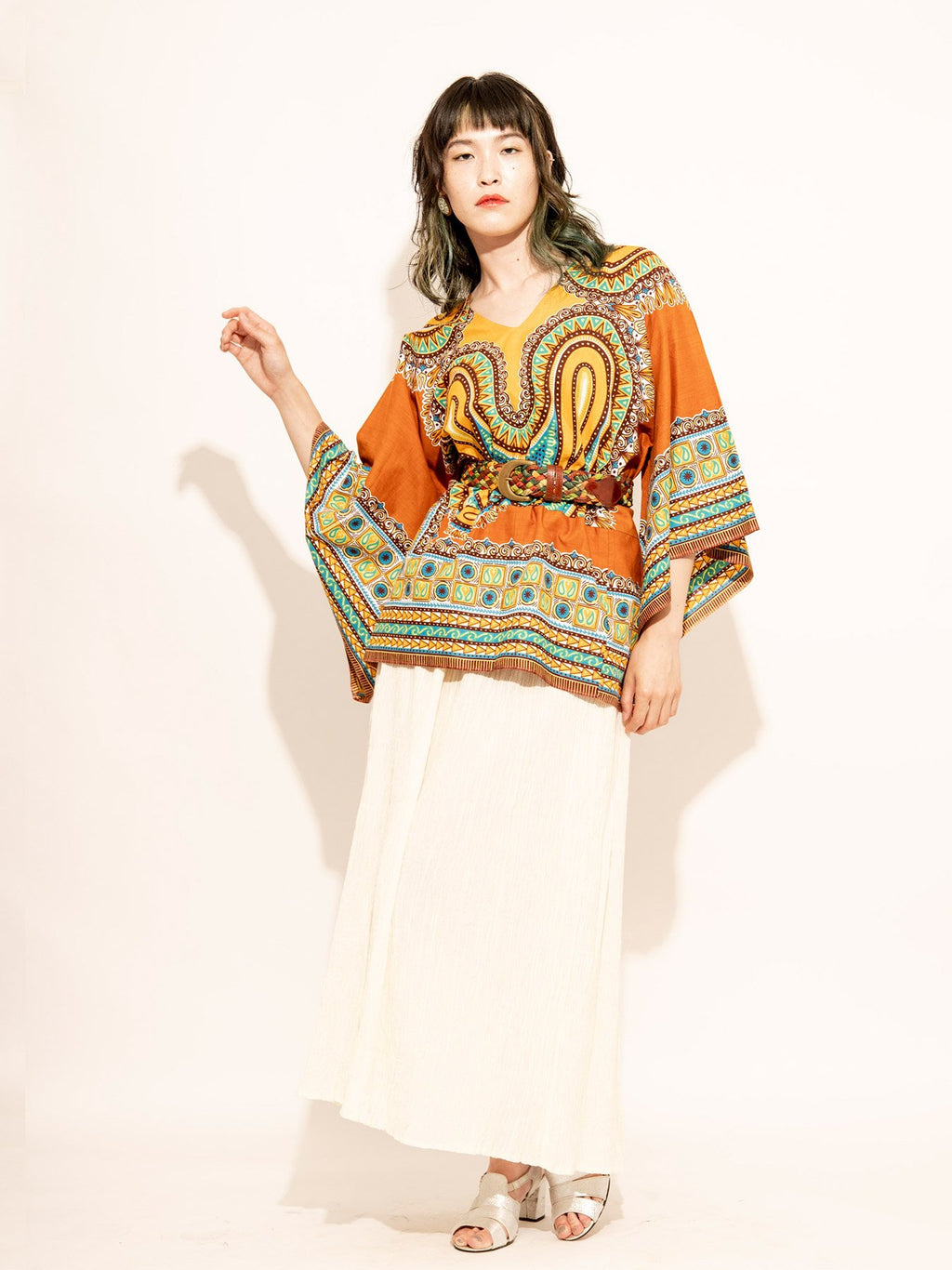 アフリカンバティック ブラウス vintage used トップス Batik tops – 古着屋Top of the Hillのネット通販サイト