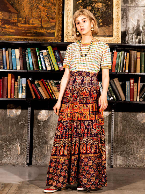 Ethnic wrapped Skirt