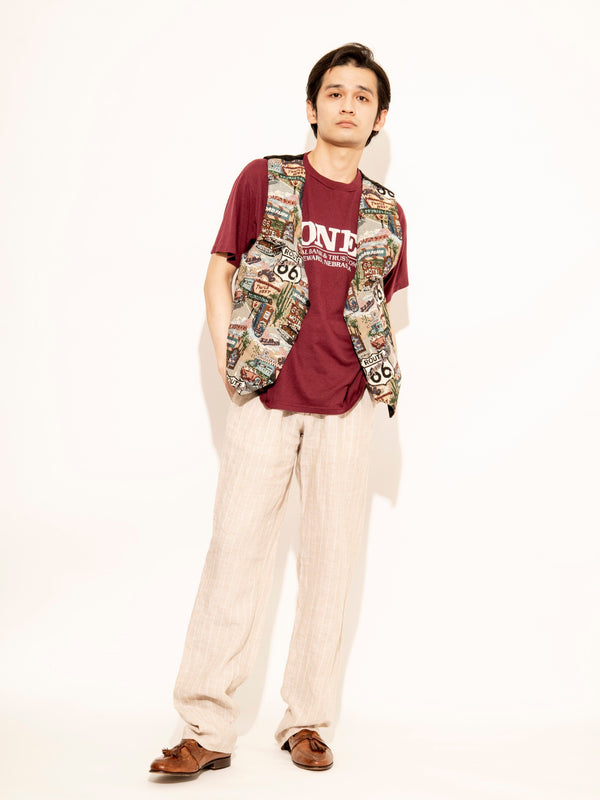 Gobelin weave vest