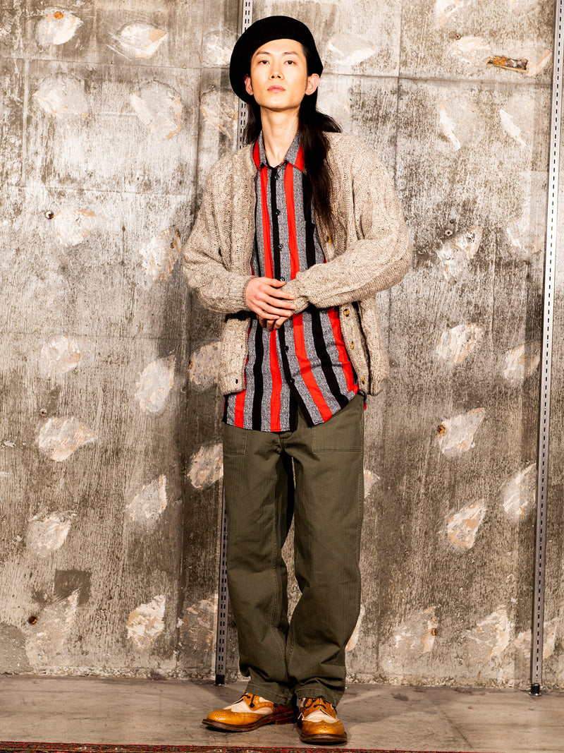Cable cardigan