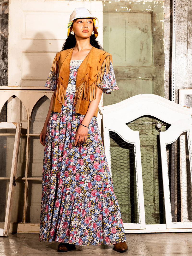 70's Flower Onepiece