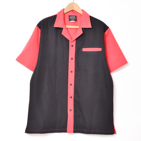 Jin60sヒルトン(HILTON)ボーリングシャツ 希少 黒 XXL 60s HILTON ボーリングシャツ オールド