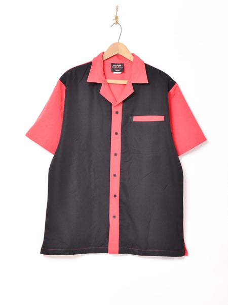 Hilton ボウリングシャツ 希少 黒 XXL 60s HILTON ボーリングシャツ オールド