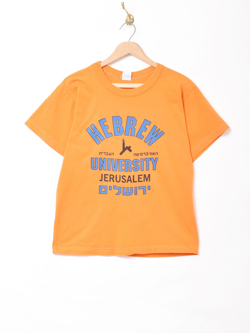 ヘブライ大学 カレッジプリントTシャツ