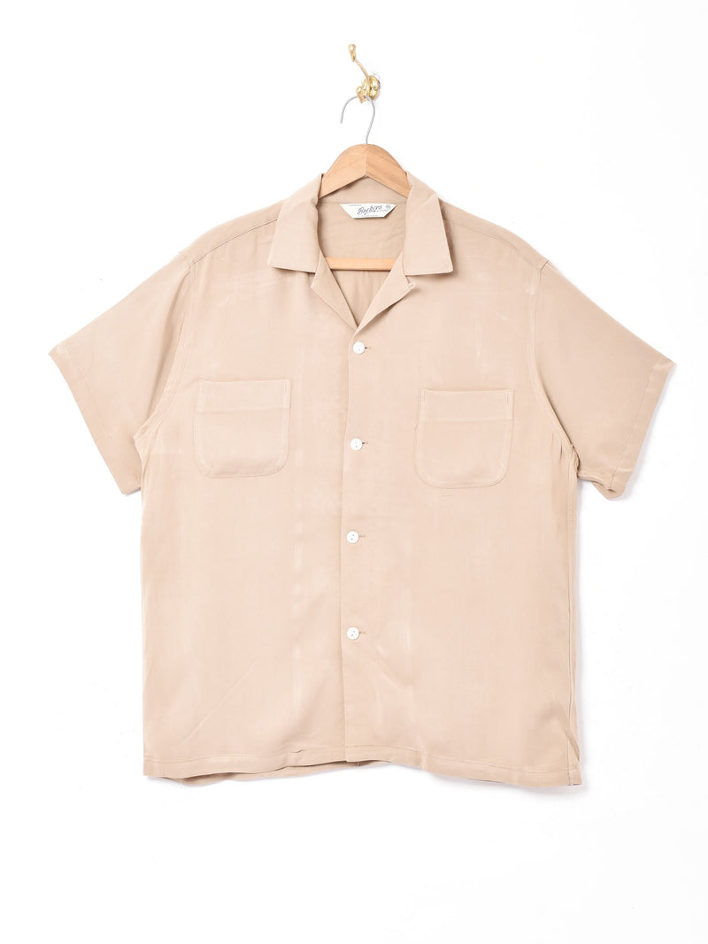 【4色展開】Backers オープンカラー 半袖シャツ