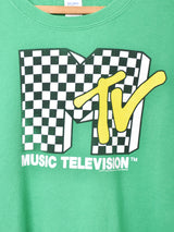 MTV ロゴプリントスウェット