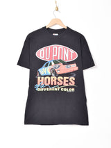 DU PONT ロゴ レーシングカー プリントＴシャツ