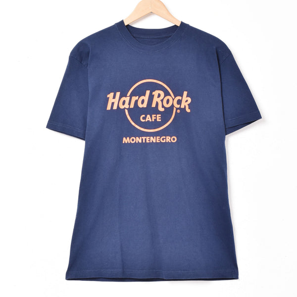 Hard Rock Cafe モンテネグロ ロゴプリントTシャツ ネイビー