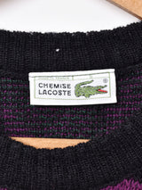 フランス製 LACOSTE 総柄セーター