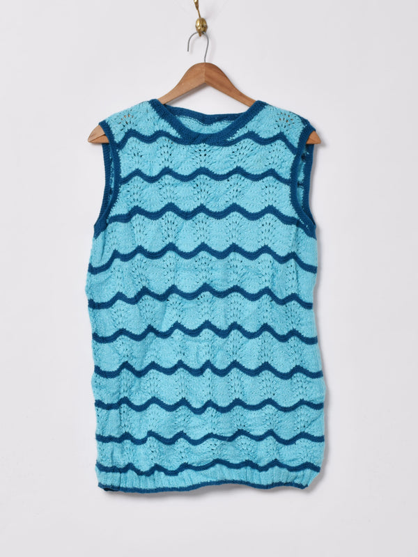 ノースリーブニットトップス