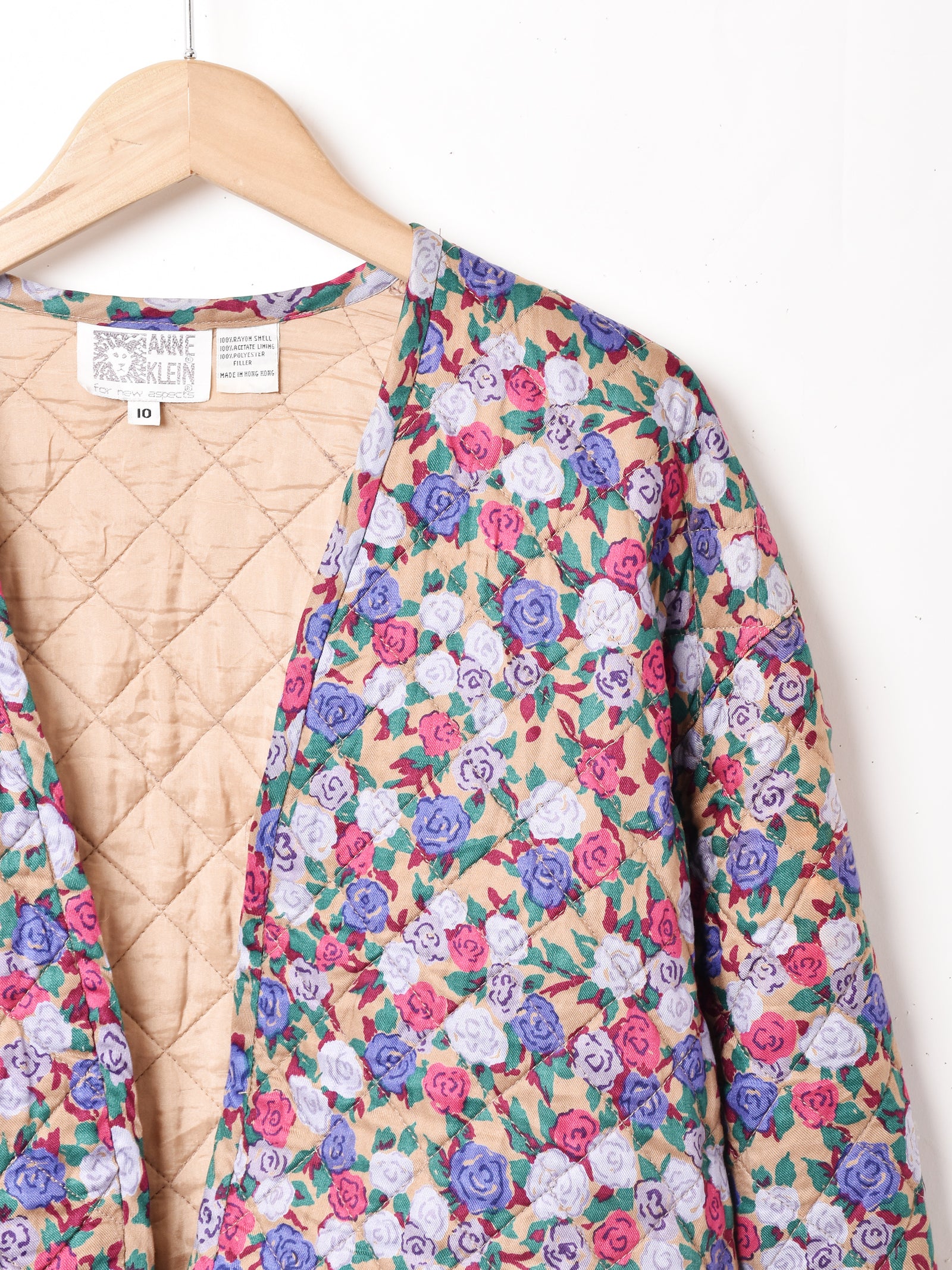Caka】Beautiful Flower Pattern Vintage Tailored Jacket | Caka(カカ）下北沢古着屋、セレクト ショップ