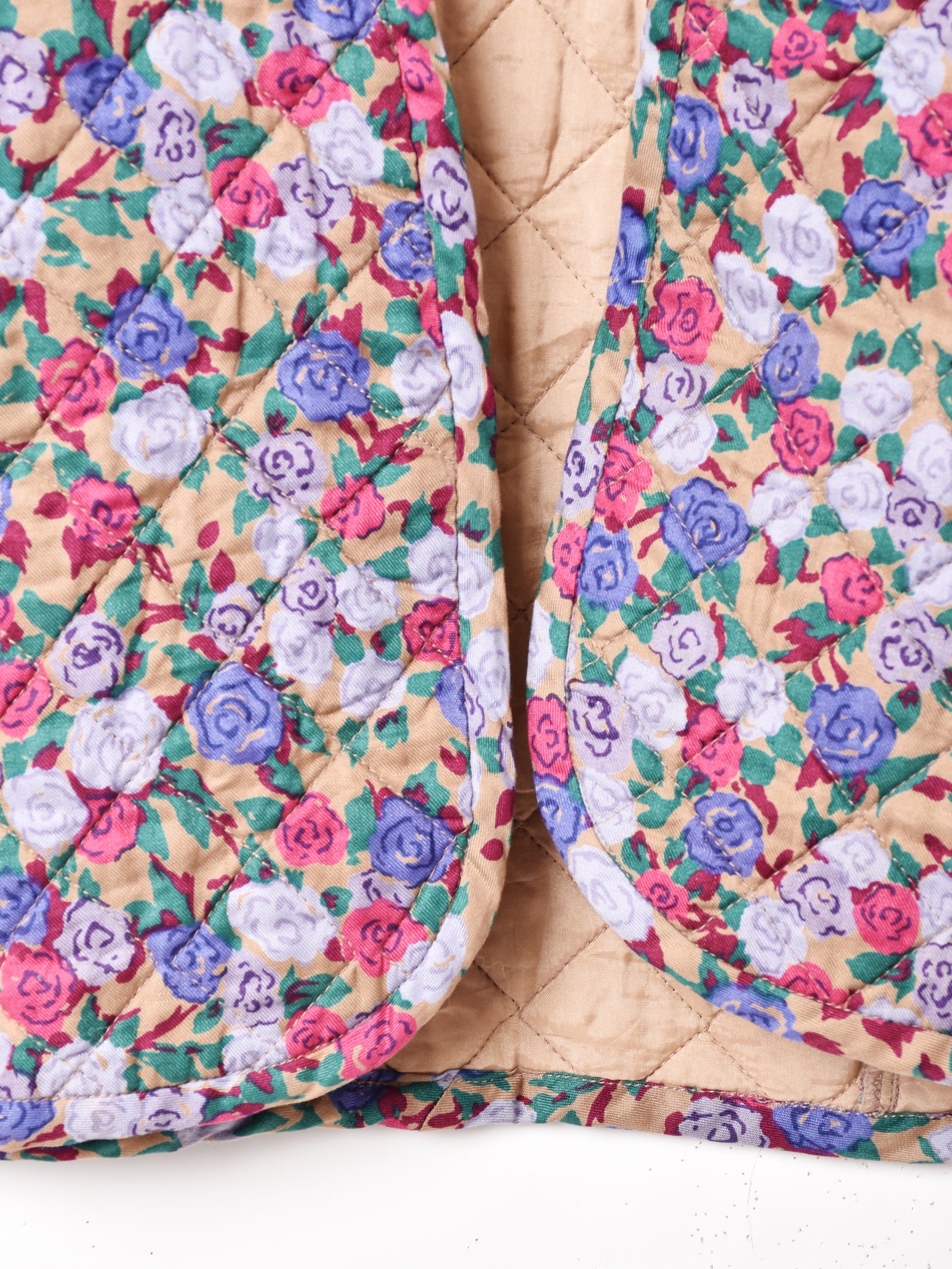 花柄 キルティングジャケット – 古着屋Top of the Hillのネット通販サイト