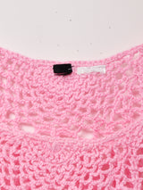 かぎ編み ノースリーブトップス