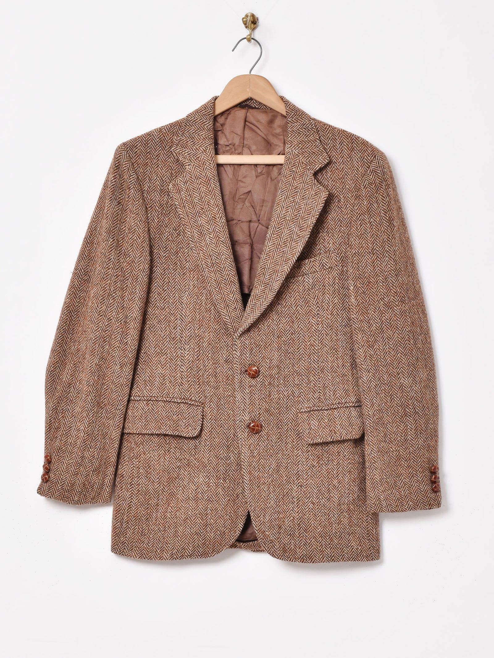 Harris Tweed アメリカ製 ツイード テーラードジャケット – 古着屋Top of the Hillのネット通販サイト