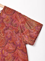 総柄 半袖トップス