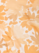 花柄 クロップド半袖トップス