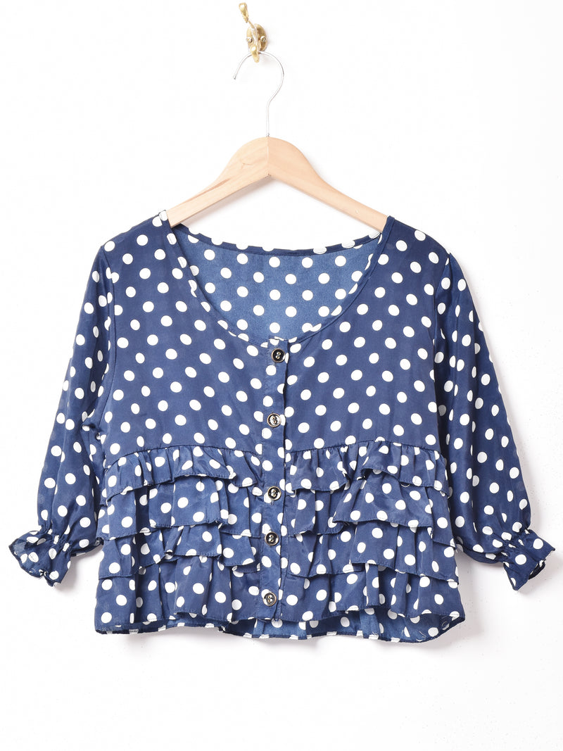 ドット フリルトップス