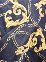 チェーン柄 半袖トップス