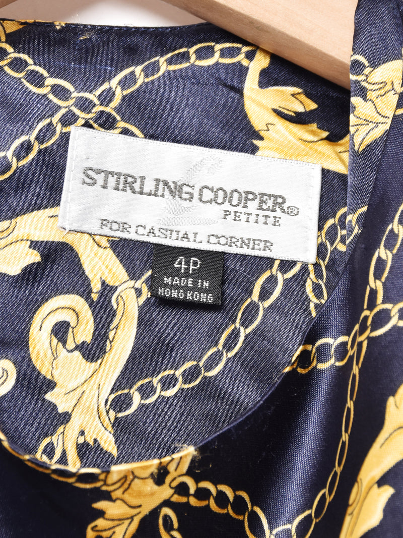 チェーン柄 半袖トップス