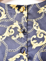 チェーン柄 半袖トップス