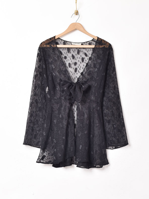 フランス製 長袖シアートップス